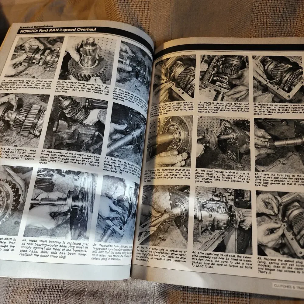 Petersen's Basic Clutches and Transmissions Overhauls Manual 1979 4th Edition